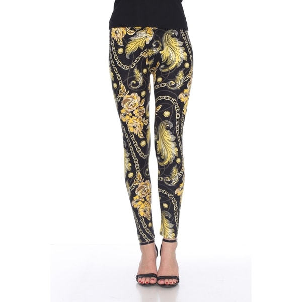 White Mark Women's One Size Fits Most Printed Leggings. Opens flyout.