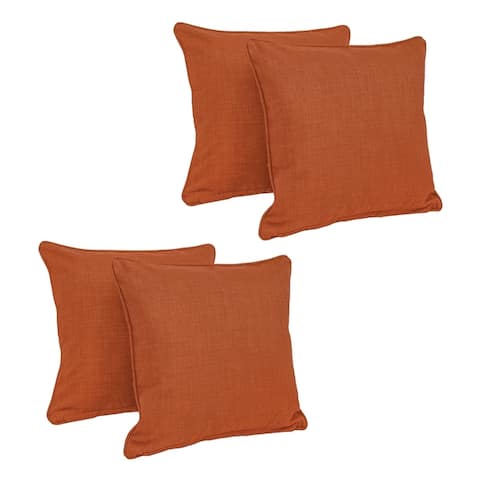 Blazing Needles 18-inch Accent Throw Pillows (Set of 4)