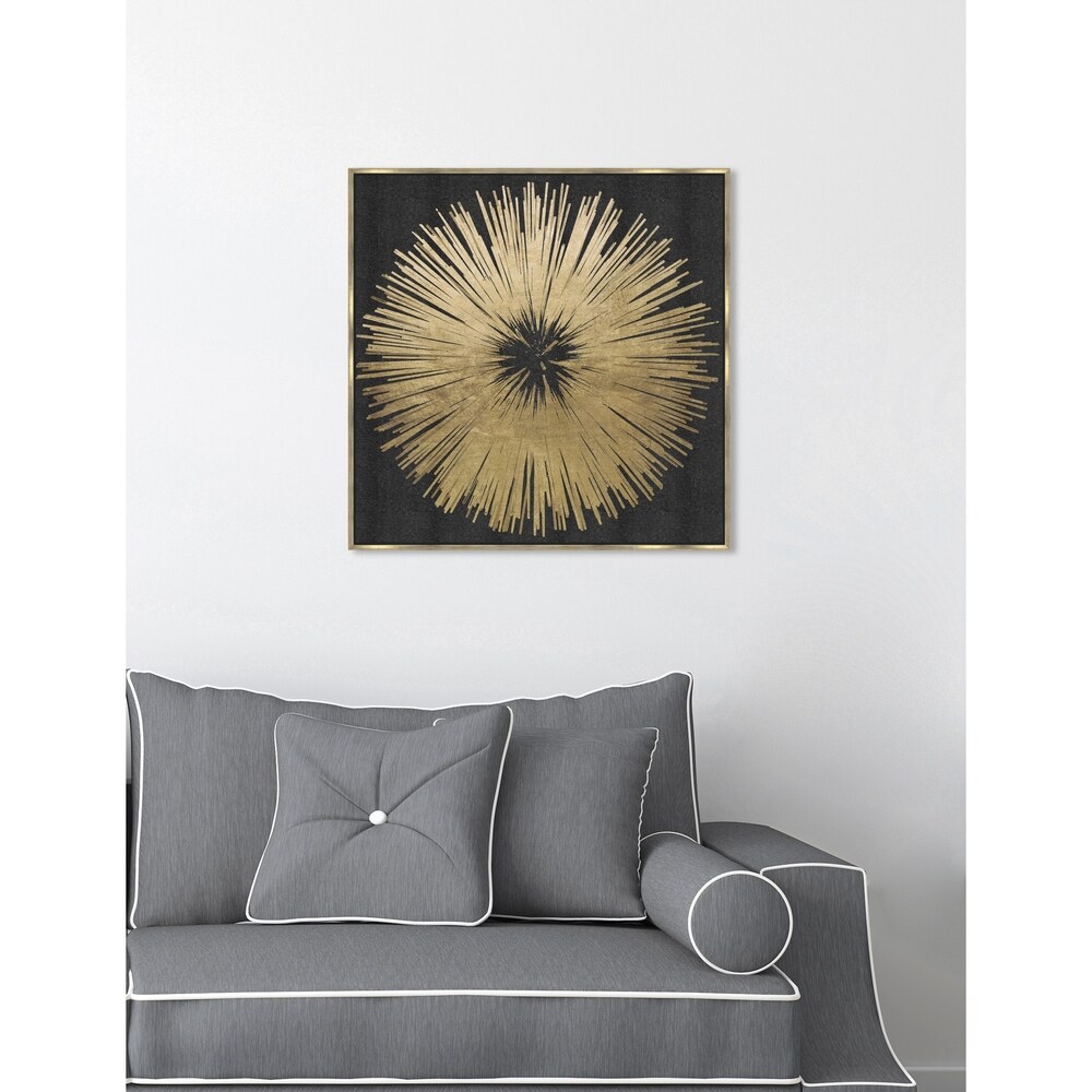 Overstockmodern Oliver Gal Sunburst Golden Night Black Gold Abstract Framed Wall Art Canvas Black As Is Item 16x16 Dailymail Gold tapestry i gold and white wall art, canvas prints, framed prints, wall peels. overstock modern oliver gal sunburst golden night black gold abstract framed wall art canvas black as is item 16x16 from overstock com