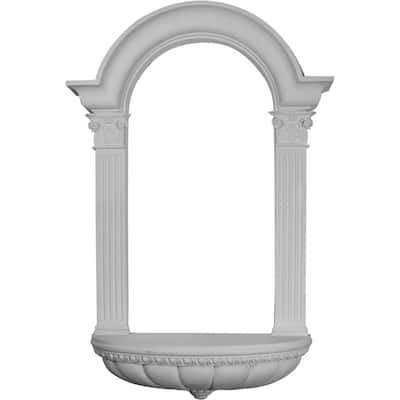 27 1/2"W x 45 3/4"H x 7 1/4"D Hillsborough Wall Niche, Surface Mount