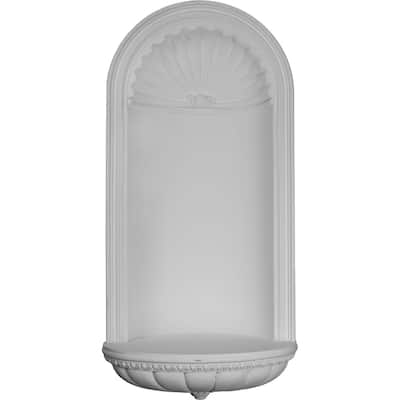 24 3/8"W x 49 3/4"H x 16 1/8"D Claremont Wall Niche (RO: 18 7/8"W x 41 1/8"H x 7"D)