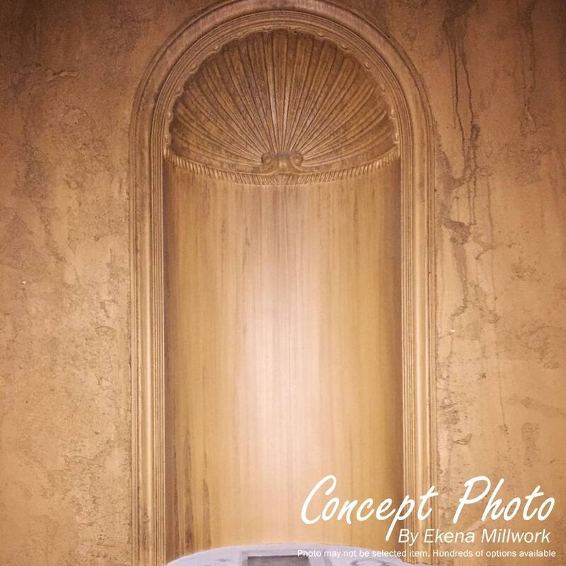 21 3/4"W x 39 3/8"H x 9 3/4"D Adonis Wall Niche (RO: 16 3/4"W x 31 1/8"H x 3 7/8"D)
