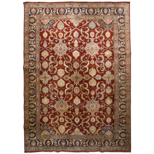 Vintage Oriental, Handknotted Wool Rug - 9'11'' x 14'3''/10' x 14'