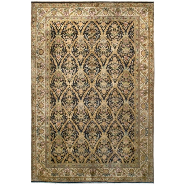 Vintage Kerman, Handknotted Wool Rug - 10' x 14'/10' x 14'8''
