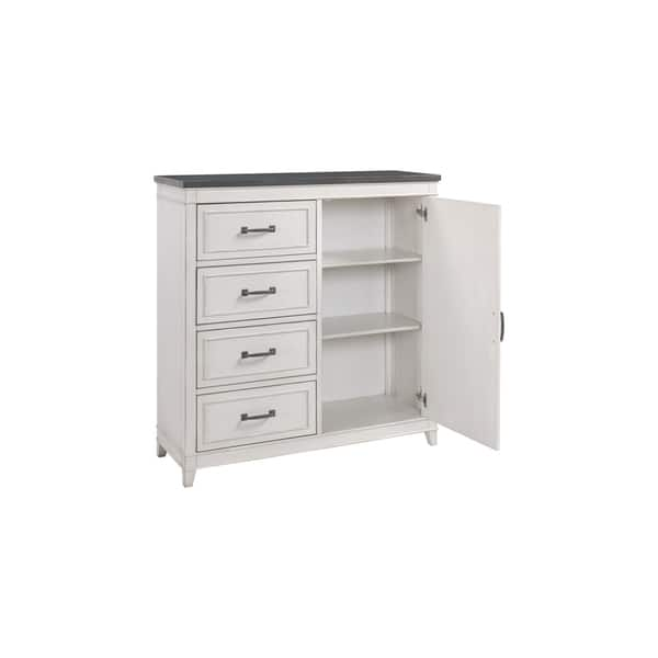 Shop Martin Svensson Home Del Mar 4 Drawer Media Chest White With