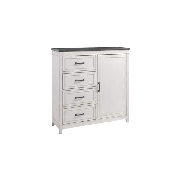 Shop Martin Svensson Home Del Mar 4 Drawer Media Chest White With