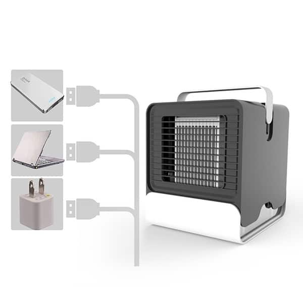 Shop Portable Mini Usb Air Conditioner Desk Fan Cooling Humidifier