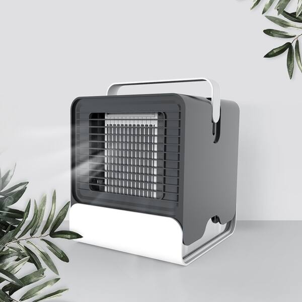 Shop Portable Mini Usb Air Conditioner Desk Fan Cooling Humidifier