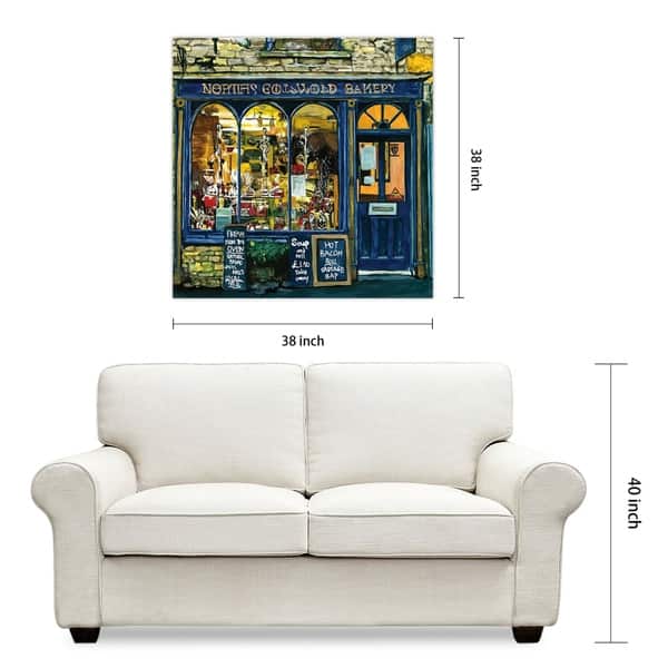 "Spot I & IV" Glass Wall Art Printed on Frameless Free Floating