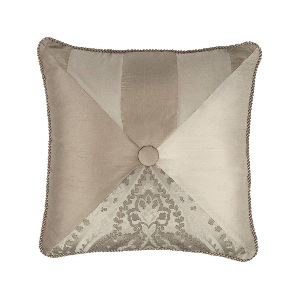 Thread and Weave Tuscany 18-inch Button Pillow