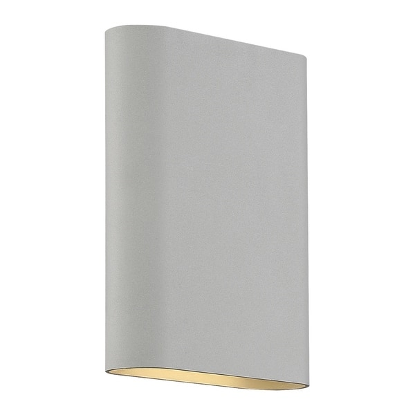 slide 2 of 3, Lux 1-light Satin LED Wall Sconce