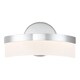 preview thumbnail 1 of 2, Bow 1-light Chrome LED Wall Sconce