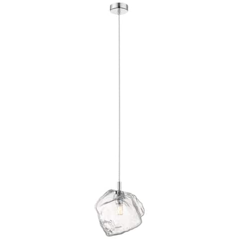 Boulder 1-light Chrome Mini Pendant