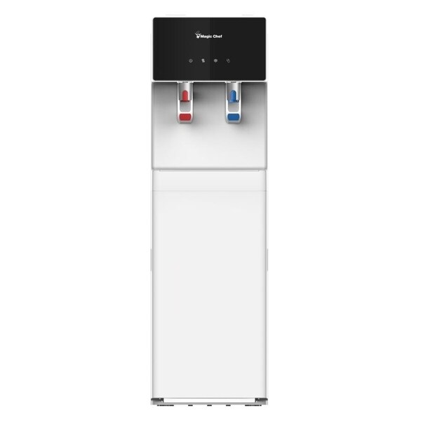 white bottom loading water dispenser