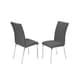 preview thumbnail 1 of 0, Best Quality Furniture Dining Side Chairs w/ Chrome Legs (Set of 2)