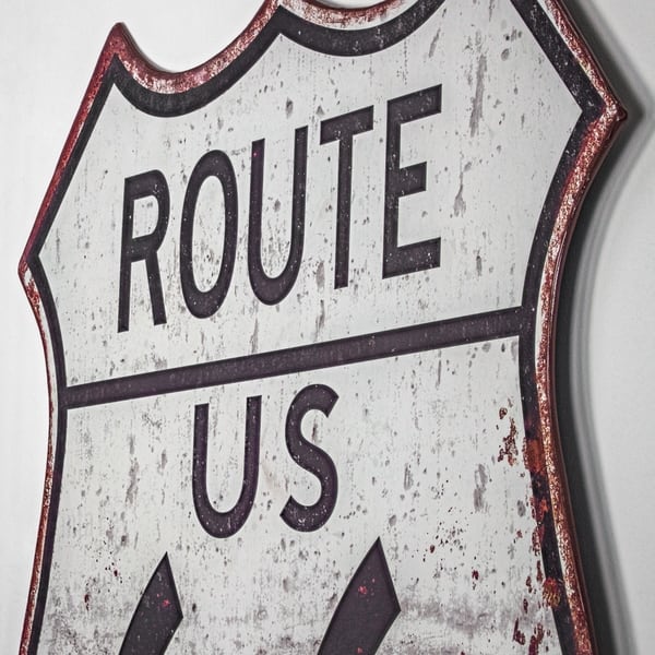 Route 66 Metal Sign Wall Decor Free Shipping Today Route 66 Metal Sign Wall Decor Free Shipping Today