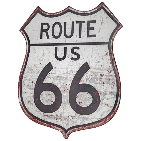 Route 66 Metal Sign Wall Decor Free Shipping Today Route 66 Metal Sign Wall Decor Free Shipping Today