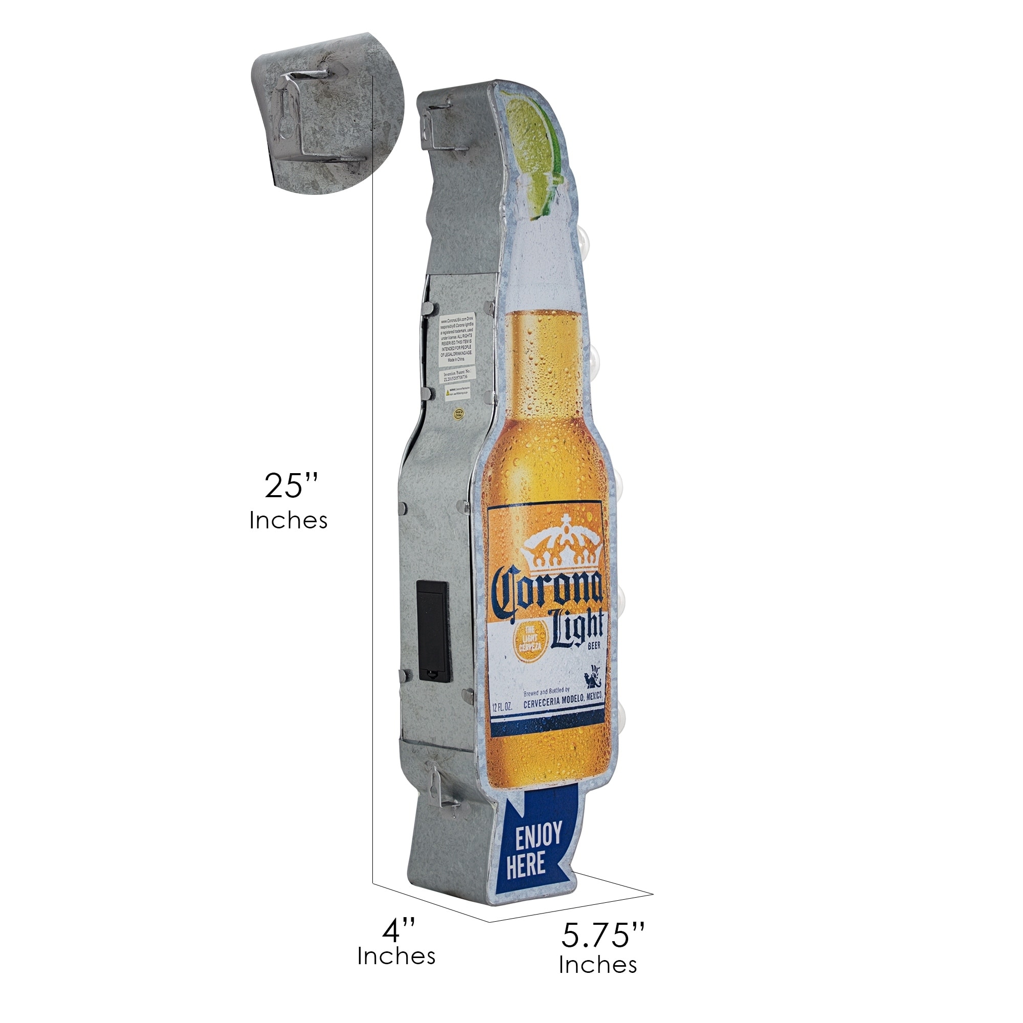 Officially Licensed Vintage Corona Light Sold Here LED Sign ...