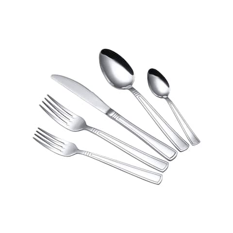 20 Pcs Stainless Steel Cutlery Set - 5.5",8",8.5"