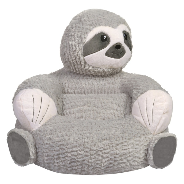 Children s Plush Sloth Character Chair On Sale Bed Bath