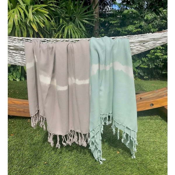 30/"x60/" Authentic Handmade Colorful Tie Dye Beach Towel