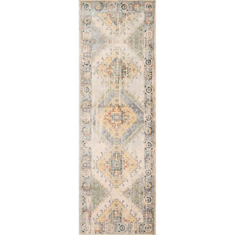 Alexander Home Karla Oatmeal Oriental Area Rug