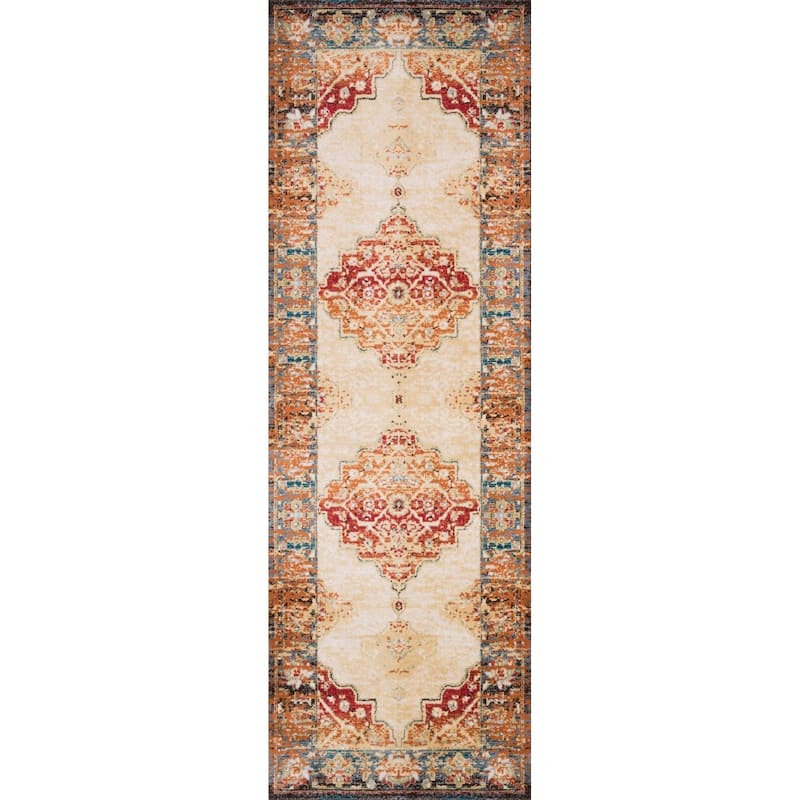 Alexander Home Karla Sunset Oriental Area Rug