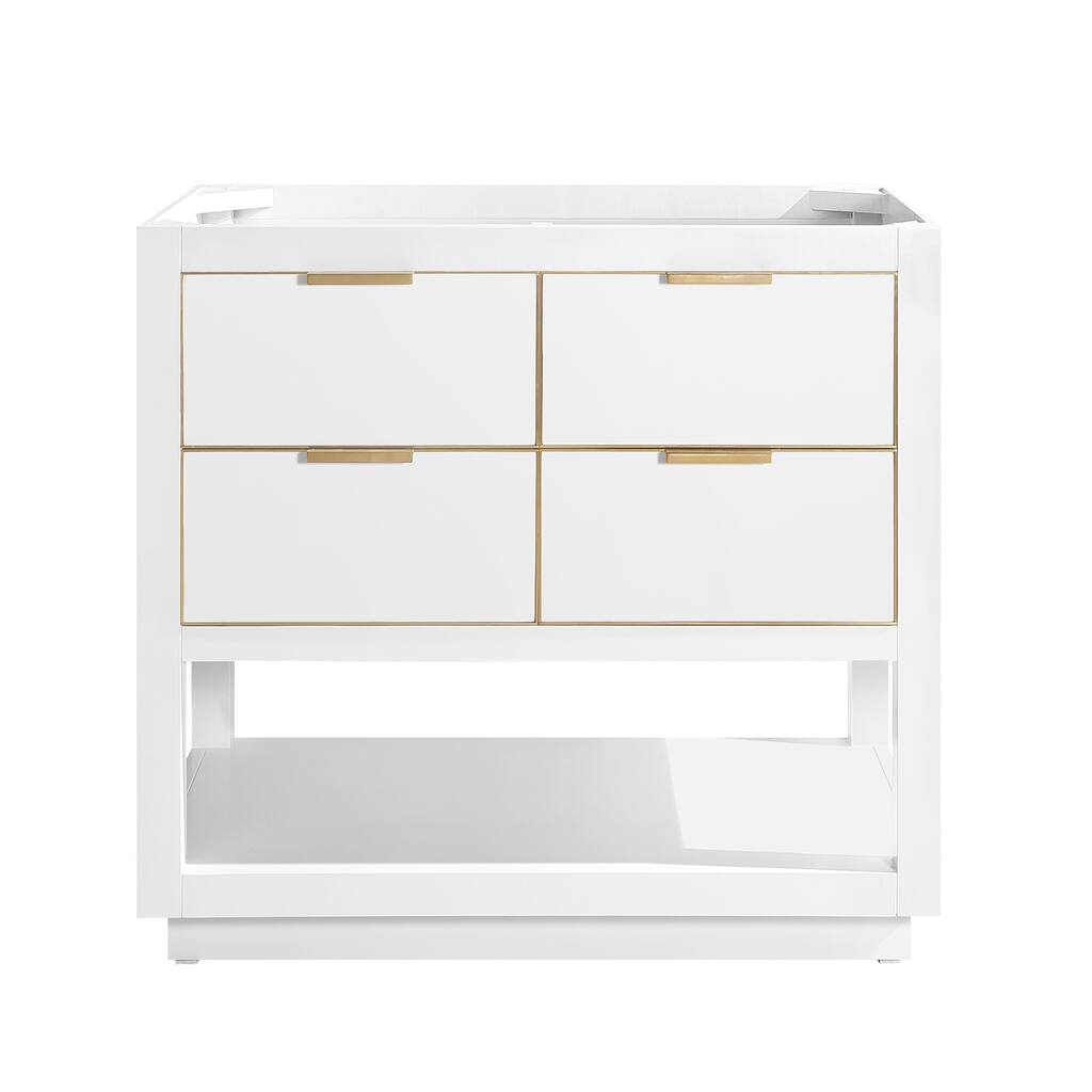 Avanity Allie 36 in. Single Bathroom Vanity Cabinet Only in White