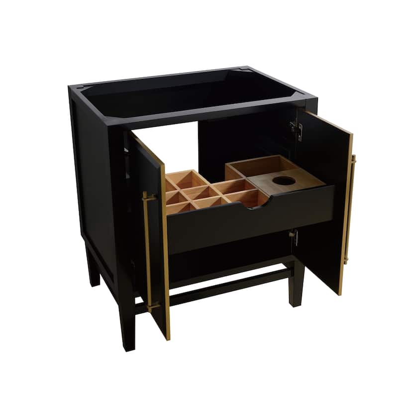 Avanity Mason 30 in. Single Bathroom Vanity Cabinet Only in Black