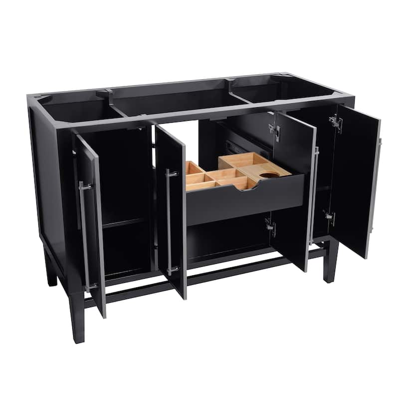 Avanity Mason 48 in. Single Bathroom Vanity Cabinet Only in Black