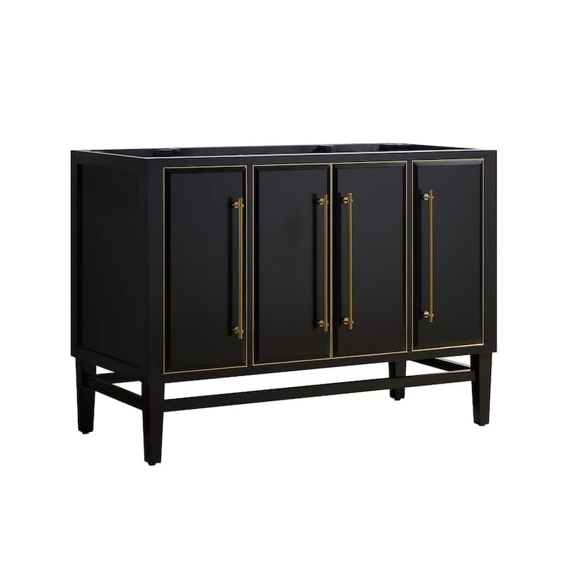 Avanity Mason 48 in. Single Bathroom Vanity Cabinet Only in Black
