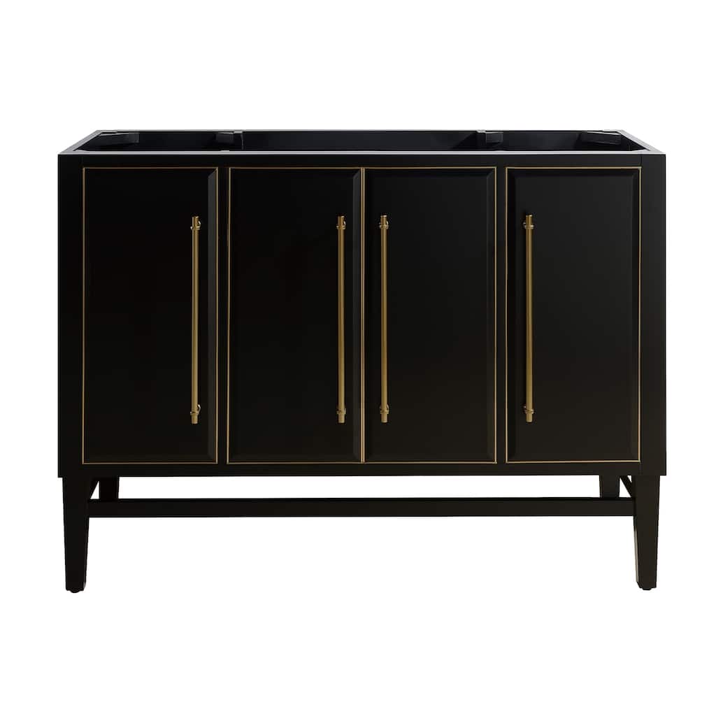Avanity Mason 48 in. Single Bathroom Vanity Cabinet Only in Black