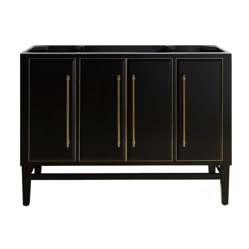 Avanity Mason 48 in. Single Bathroom Vanity Cabinet Only in Black