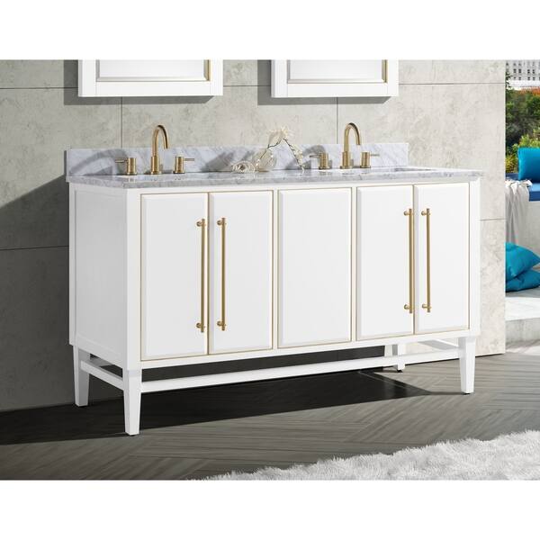 Avanity Mason 60-in White Bathroom Vanity Cabinet Avanity Mason 60-in White Bathroom Vanity Cabinet