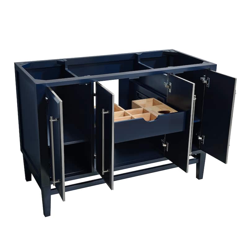 Avanity Mason 48 in. Single Bathroom Vanity Cabinet Only in Navy Blue