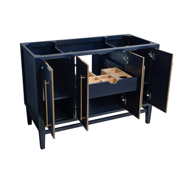Avanity Mason 48 in. Single Bathroom Vanity Cabinet Only in Navy Blue