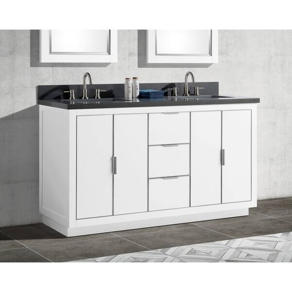 Shop Avanity Austen 61 In Double Sink Bathroom Vanity Set In