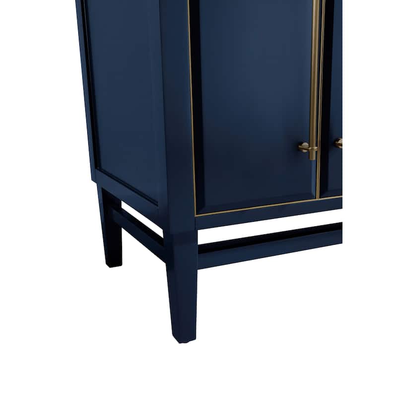 Avanity Mason 24 in. Single Bathroom Vanity Cabinet Only in Navy Blue