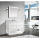 preview thumbnail 8 of 6, Avanity Allie 43 in. Single Sink Bathroom Vanity Set in White with Silver Trim