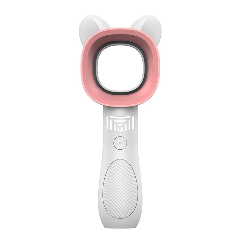 Mini Portable Handheld Desk Fan Cute Cooler Cooling USB Rechargeable 3 Modes Speed Fan,White