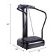 Whole Body Vibration Machine Exercise Fitness with MP3 Player - Black - Thumbnail 2