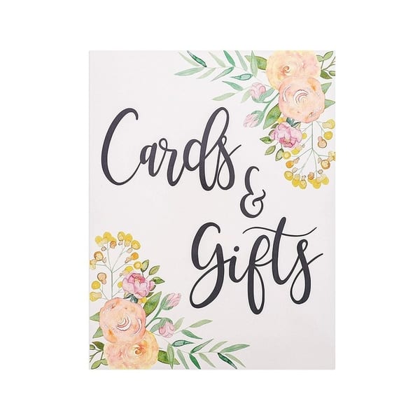 Shop 8 Pack Floral Baby Shower Signs For Table Decor And Party