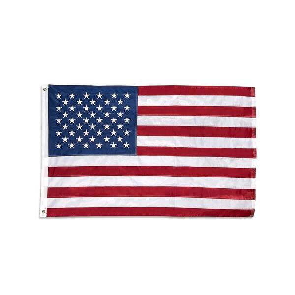 Shop Standard Size American Flag Us Banner Flag Embroidered Stars