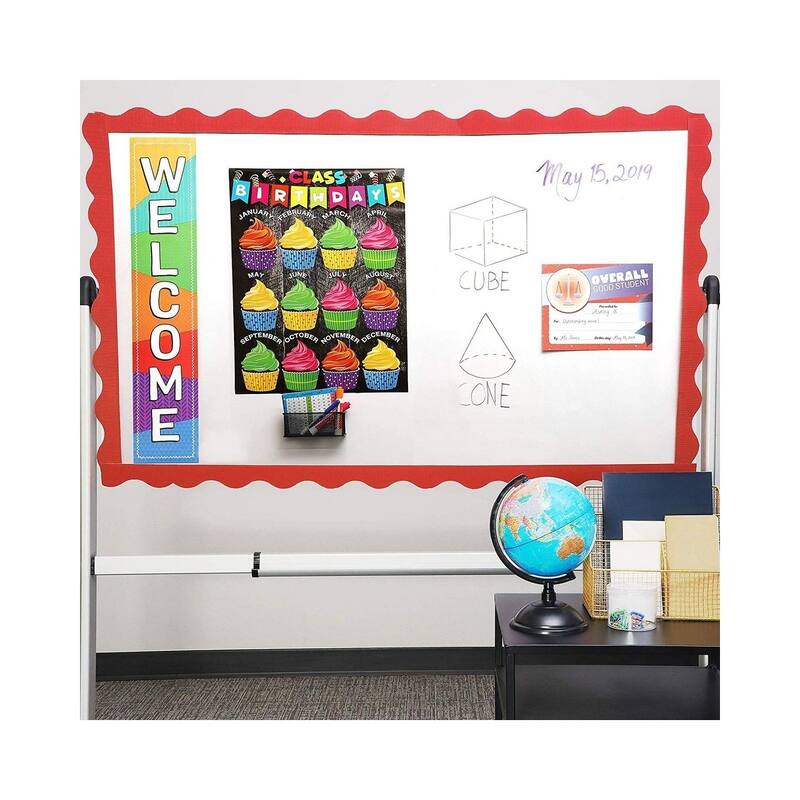 Juvale 4-Piece Set Classroom Welcome Banner Signs, Decorations, 4 Designs, 8 x 39"