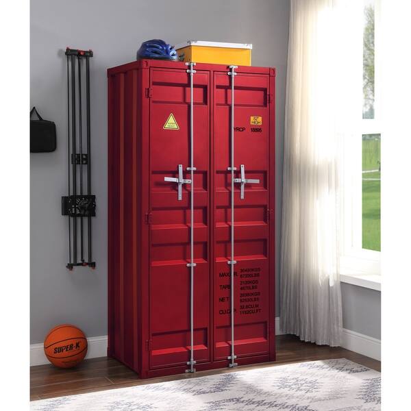 Shop Acme Cargo Wardrobe In Red Free Shipping Today Overstock