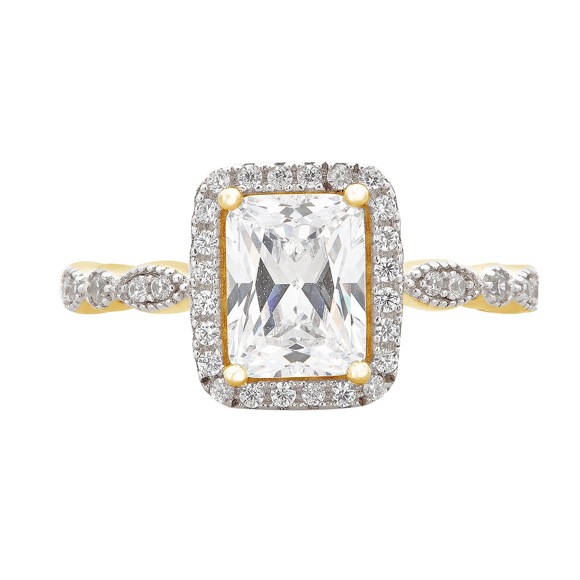 swarovski thin band ring