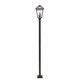 preview thumbnail 2 of 1, Talbot 3 Light Outdoor Post Mounted Fixture in Rubbed Bronze