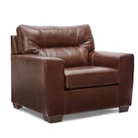 Casual Leather Living Room Chairs Shop Online At Overstock