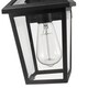preview thumbnail 5 of 4, Talbot 1 Light Outdoor Wall Sconce in Black