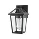 preview thumbnail 6 of 4, Talbot 1 Light Outdoor Wall Sconce in Black